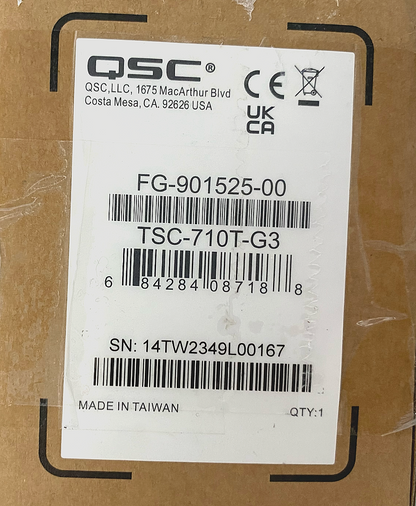 QSC Q-SYS TSC-710T-G3 Touch Screen Stand Accessory