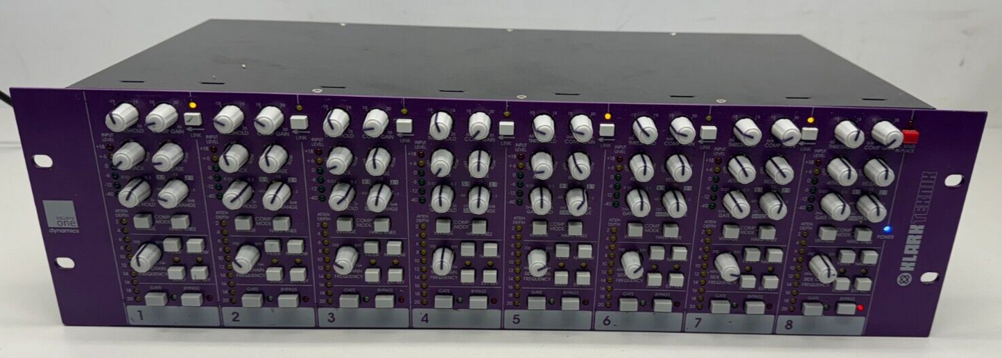 Klark Teknik SQ1D Square One Dynamics 8 Channel Dynamics Processor