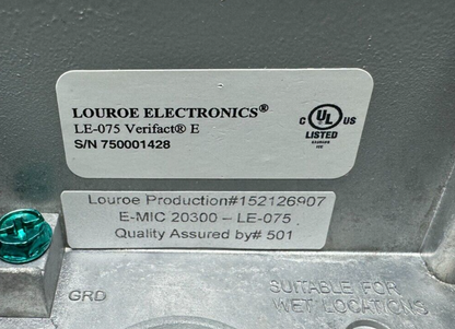 Louroe LE-075 Verifact E Microphone 20300 Omnidirectional