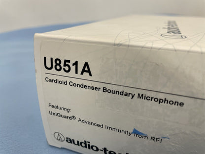 Audio-Technica UniPoint U851A Cardioid Condenser Boundary Microphone - NEW