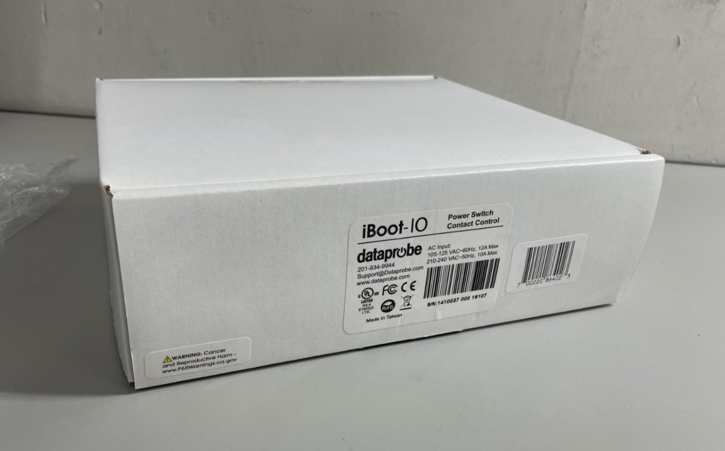 dataprobe iBoot-IO Single-Outlet Contact Closure Logic Remote Power Co ...