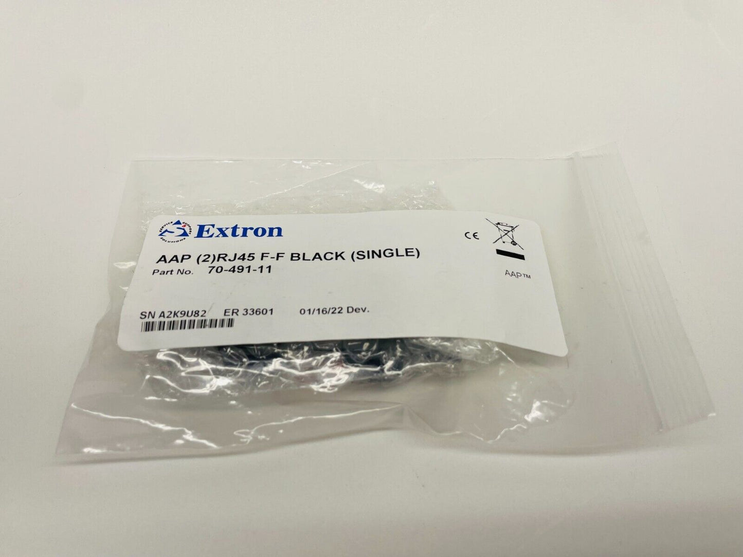 Extron 70-491-11 Two RJ-45 Female to Female Barrel - CAT 5e LOT OF 8