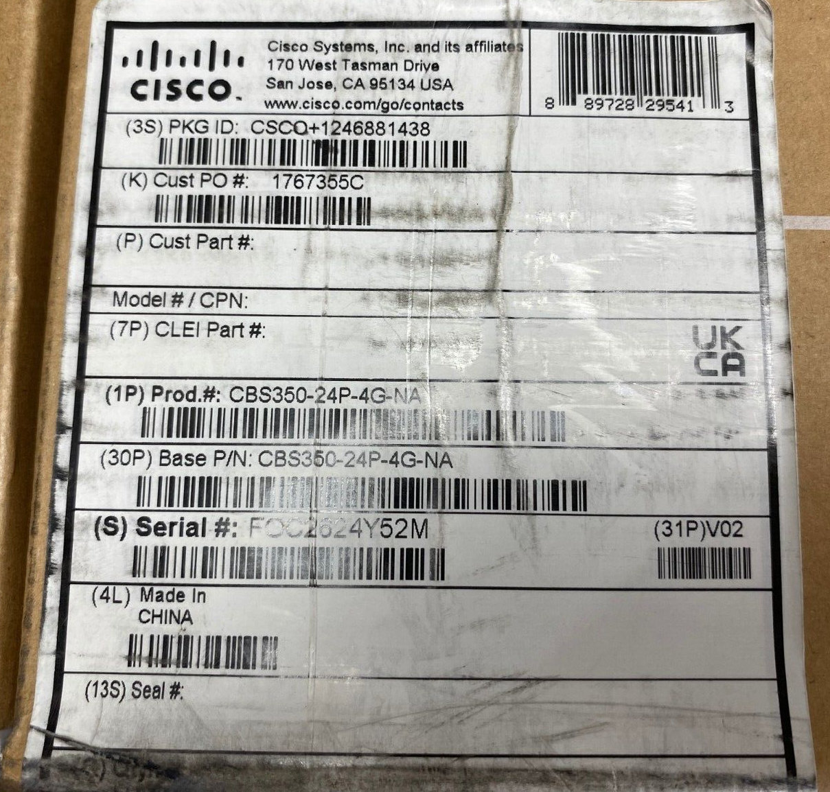 Cisco Business 350 Series 350-24P-4G - (CBS350-24P-4G)