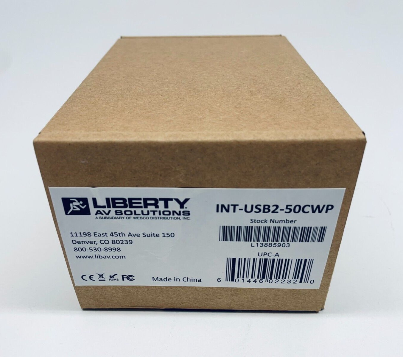 Liberty AV Intelix USB 2.0 High Speed Client Remote Extender INT-USB2-50CWP