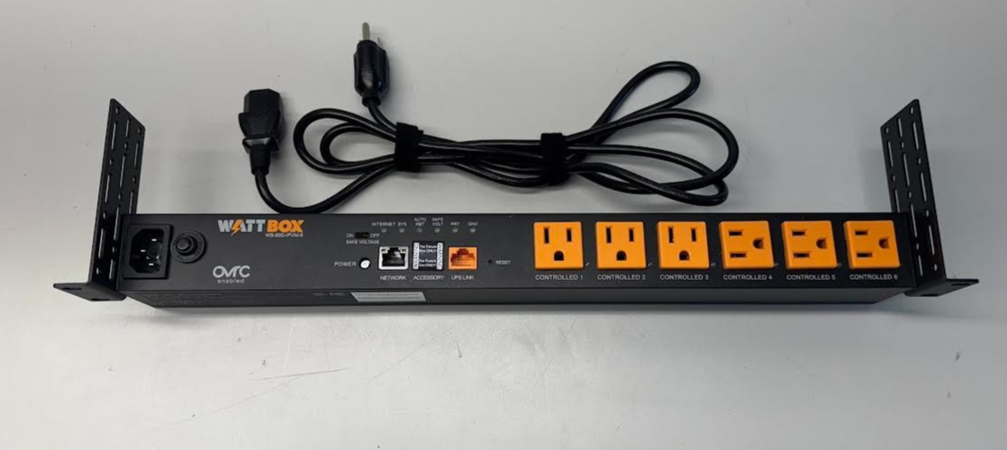 WattBox WB-800-IPVM-6 800 Series IP Surge Protector Rack Ears Included ...