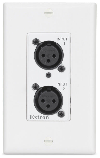 Extron AXI 22 AT D 22 (White) 60-1517-13  2-Input 2-Output Dante Audio Interface