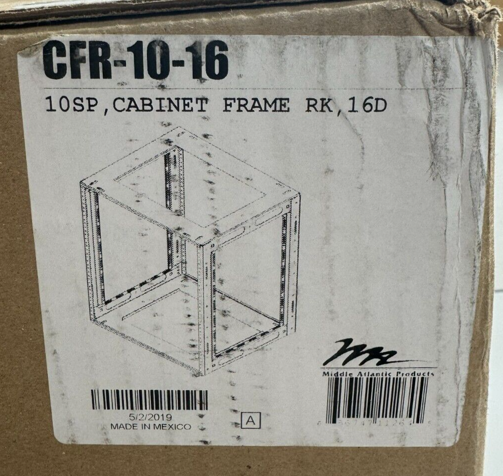 Middle Atlantic CFR-10-16 10SP Cabinet Frame Rack (10 RU)