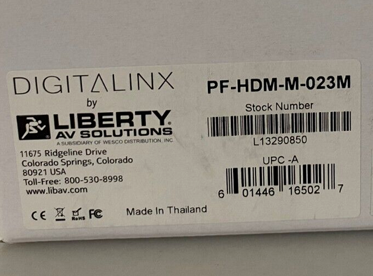 Digitalinx by Liberty AV Solutions PF-HDM-M-023M 10G HDMI Optical CMP 23M CBL