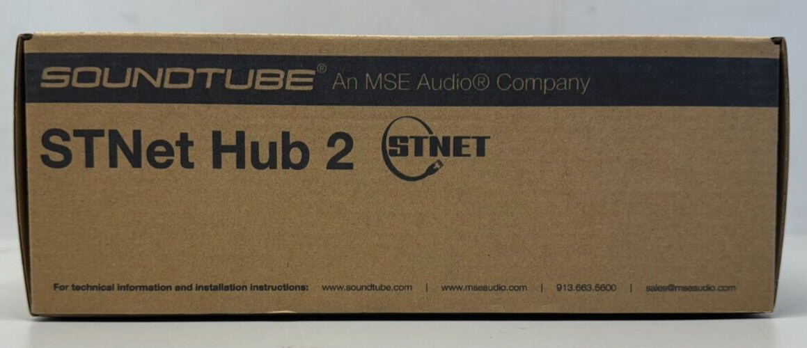 Soundtube STNet Hub 2 Entertainment IPD Hub 2-Channel DSP Amplifier