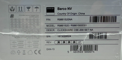 Barco Clickshare CSE-200 Presentation System R9861520NA