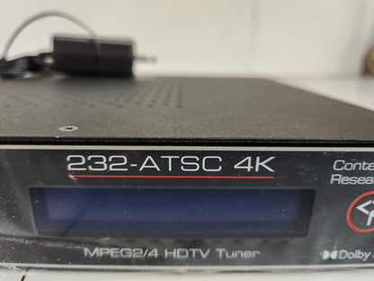 Contemporary Research 232-ATSC 4K HDTV Tuner Analog/Digital ATSC W/ Power Supply