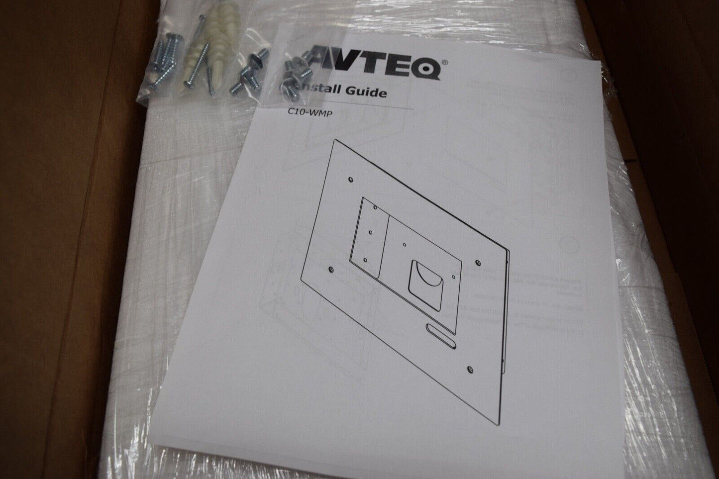 AVTEQ  C10-WMP Wall Mount for  Cisco Touch 10 Panel