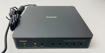 Biamp TesiraCONNECT TC-5D Room Connection Device with Dante - 911.0087.900