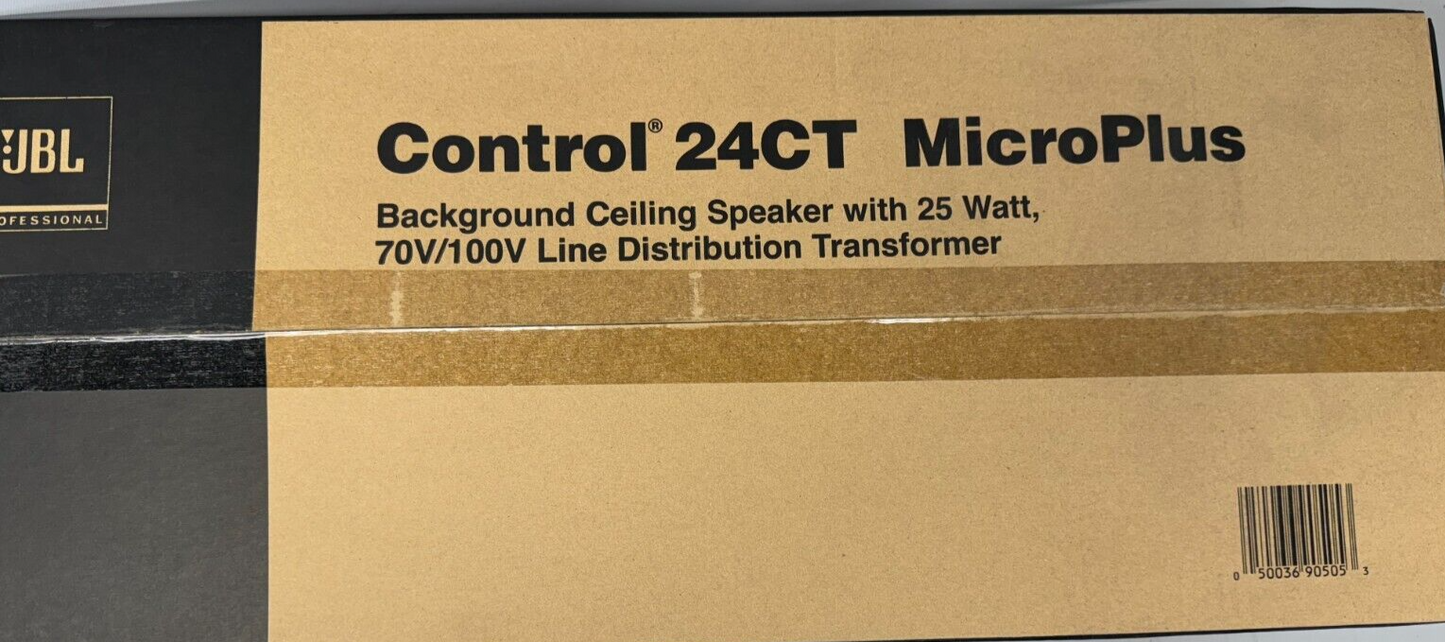 JBL Control 24CT MicroPlus 4" Background Music Ceiling Speaker SEALED BOX