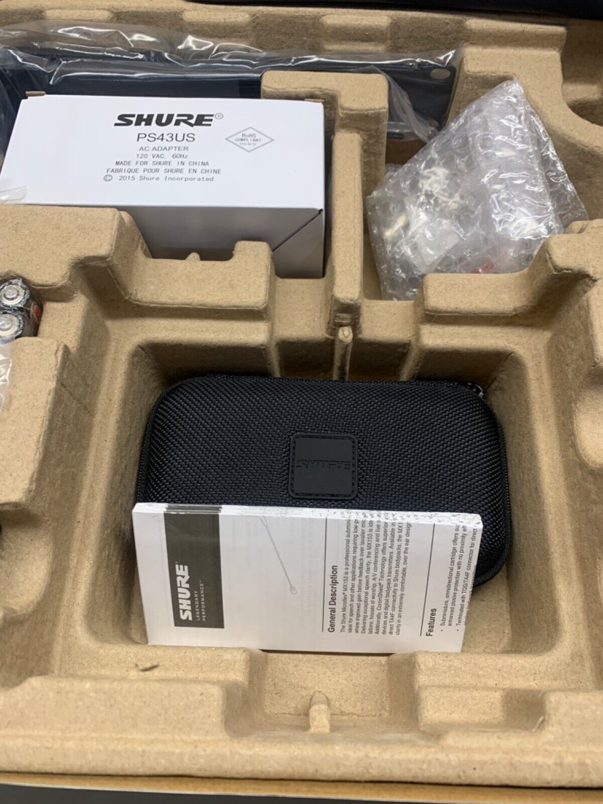 Shure SLXD14/153T-G58 Digital Wireless Microphone System w/ Bodypack Transmitter