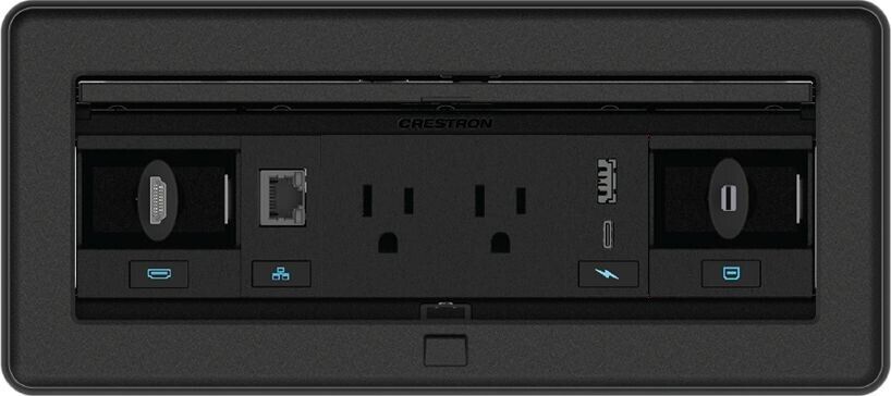 Crestron FT2-1200-ELEC-B FlipTop Cable Management System Electric BLACK 6509656