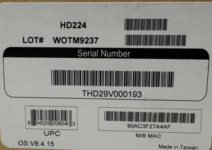 Brightsign HD224 Full HD Standard I/O Digital Signage Player HTML5