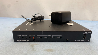 Crestron HD-MD4X1-4KZ-E (6511306) w/ PW-2407WU Power Supply