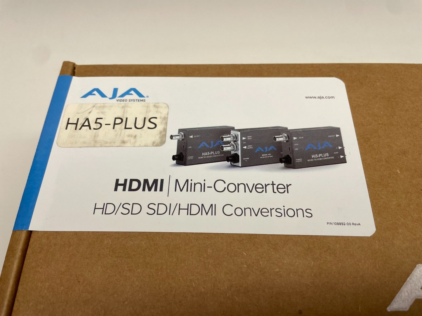 AJA HA5-PLUS HDMI to 3G-SDI Mini-Converter