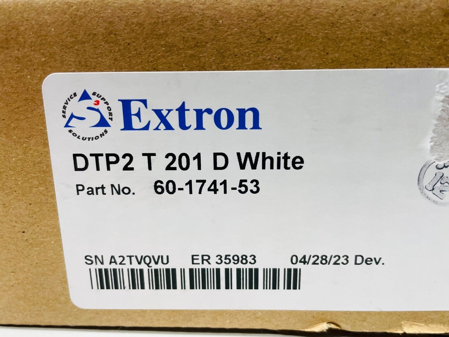 EXTRON 60-1741-53 DTP2 T 201 D White 4K/60 HDMI DTP2 Transmitter – Wall Plate