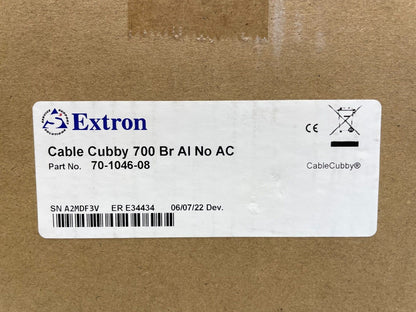 Extron Cable Cubby 700 Brushed Aluminum No AC 70-1046-08