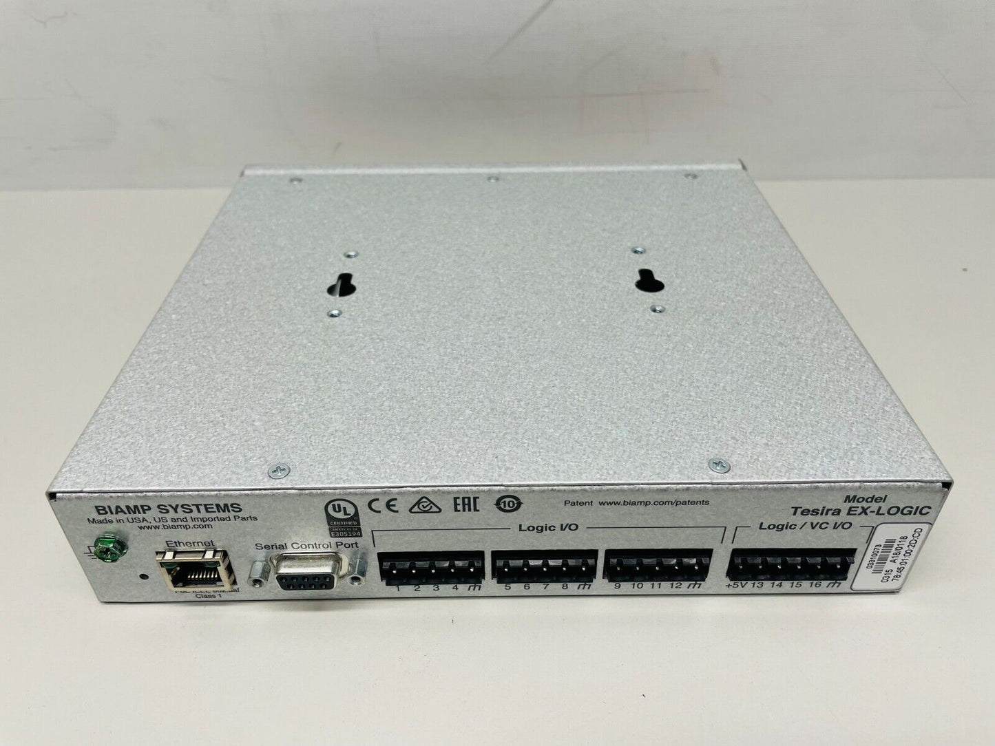 Biamp Tesira EX-LOGIC Controller Half-Rack Logic Box 911.0315.900