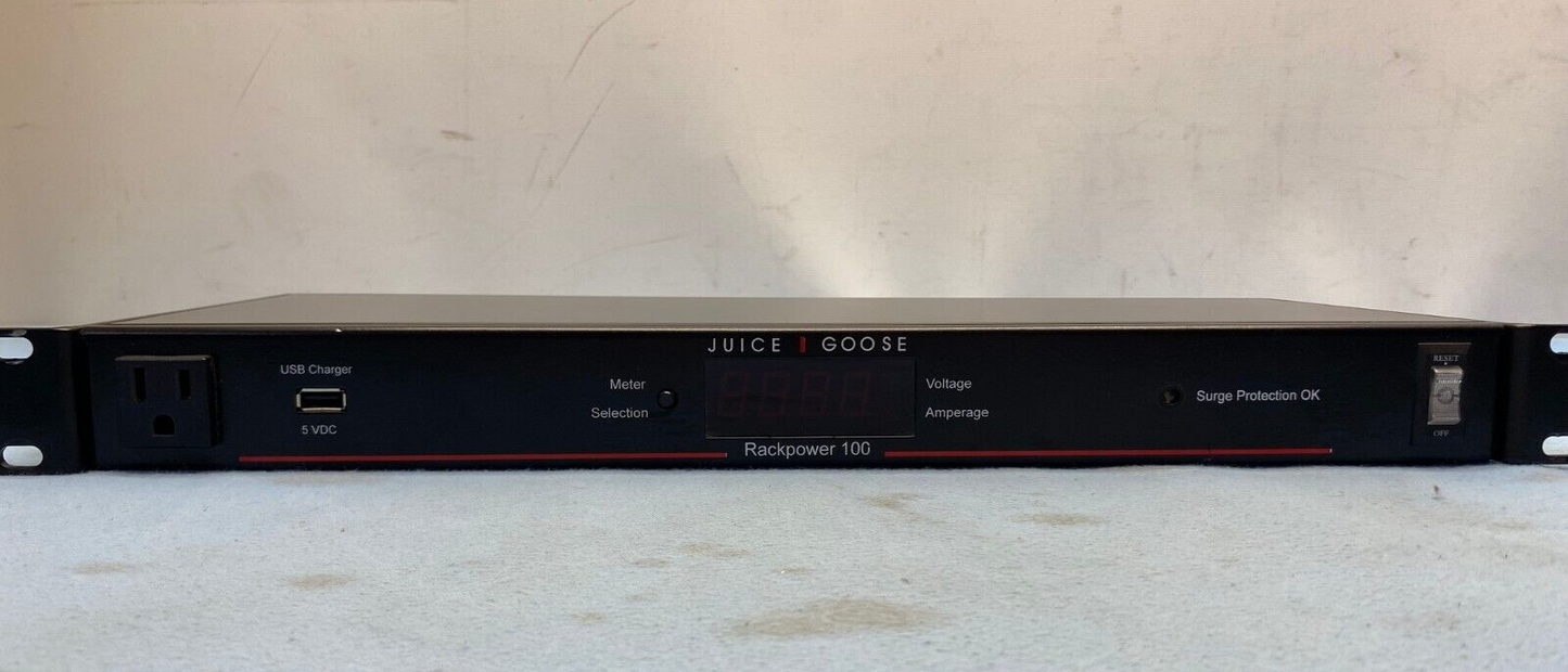 Juice Goose Rackpower 100 Surge Protection 120VAC/ 60Hz/ 15amp