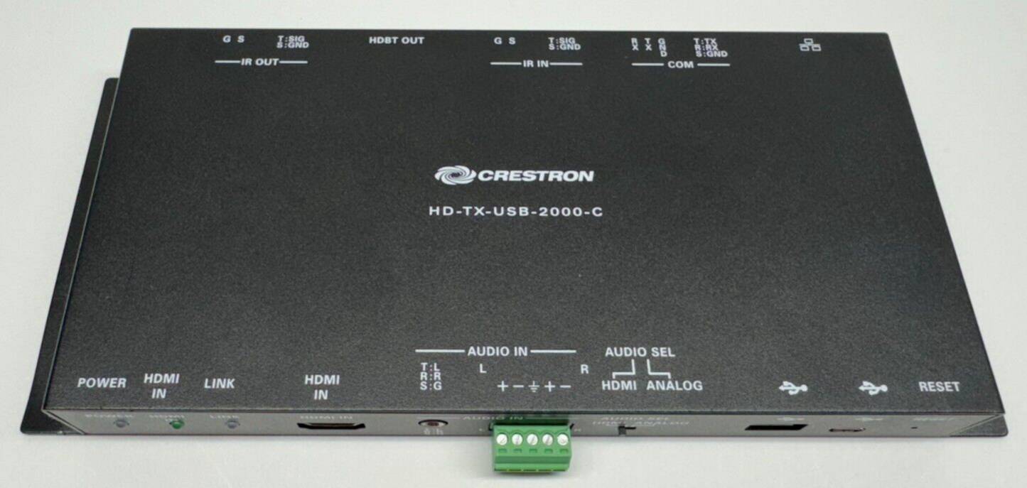 Crestron HD-TX-USB-2000-C & HD-RX-USB-2000-C  HDMI/USB Transmitter and Receiver