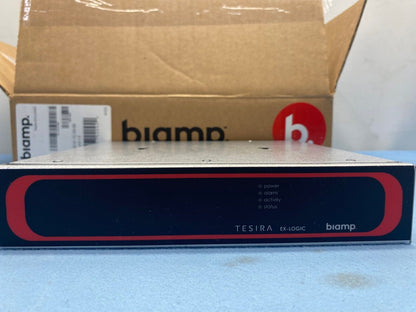 Biamp Systems Tesira Ex-Logic Half Rack Control Interface Ethernet PoE Logic Box