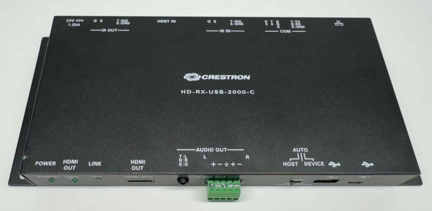 Crestron HD-TX-USB-2000-C & HD-RX-USB-2000-C  HDMI/USB Transmitter and Receiver