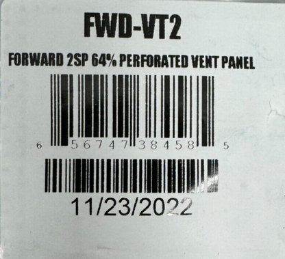 Middle Atlantic FWD-VT2 2RU Forward Perforated Vent Panel NEW LOT OF 6