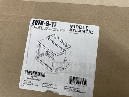 Middle Atlantic EWR-8-17 Pivoting Swing-Out Equipment Wall Rack Cabinet