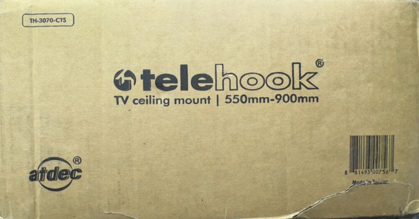 Telehook TH-3070-CTS TV ceiling mount 550mm-900mm NEW