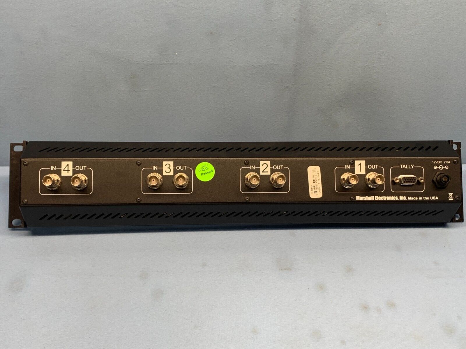 Marshall V-R44P Quad 4-inch Rack Mount Monitors with Power Supply – LPAV