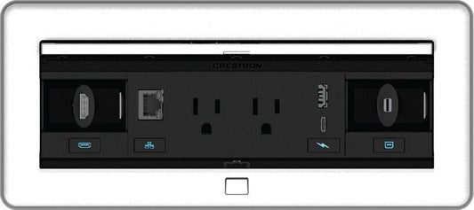 Crestron FT2-1200-ELEC-AL FlipTop Cable Management System Electric Alloy 6509655