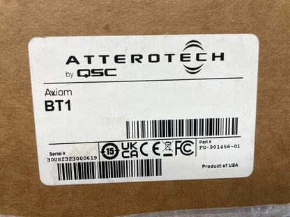 Atterotech Axiom BT1 by QSC Bluetooth Audio Wall Plate