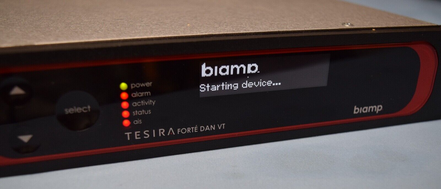 Biamp Tesira Forté Dan VT Audio Processor DSP with Dante