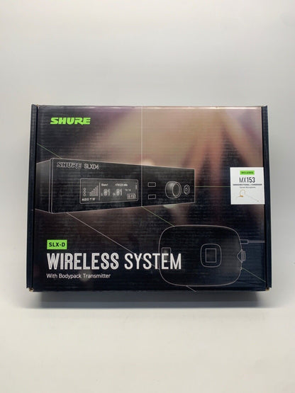 Shure SLXD14/153T-G58 Digital Wireless Microphone System w/ Bodypack Transmitter