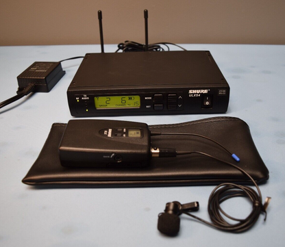 Shure ULXS4 / ULX1 Wireless Lavalier Microphone System G3 band 470-506 MHz