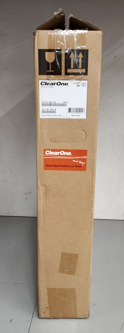 ClearOne BMA CT 910-3200-205 White Ceiling Tile Microphone Array NEW Open Box