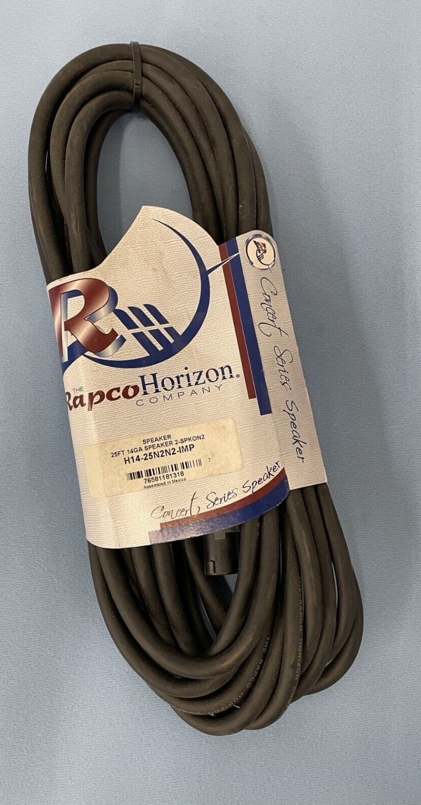 Rapco Horizon Concert Series H14-25N2N2-IMP 25' Speaker Cable w/ Speakon/Neutrik