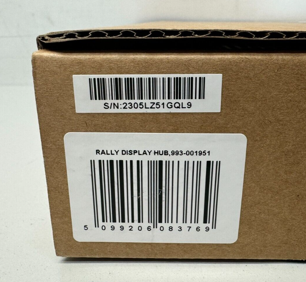 Logitech 993-001951 UHD 4K/USB Rally Display Hub for Video Conferencin ...