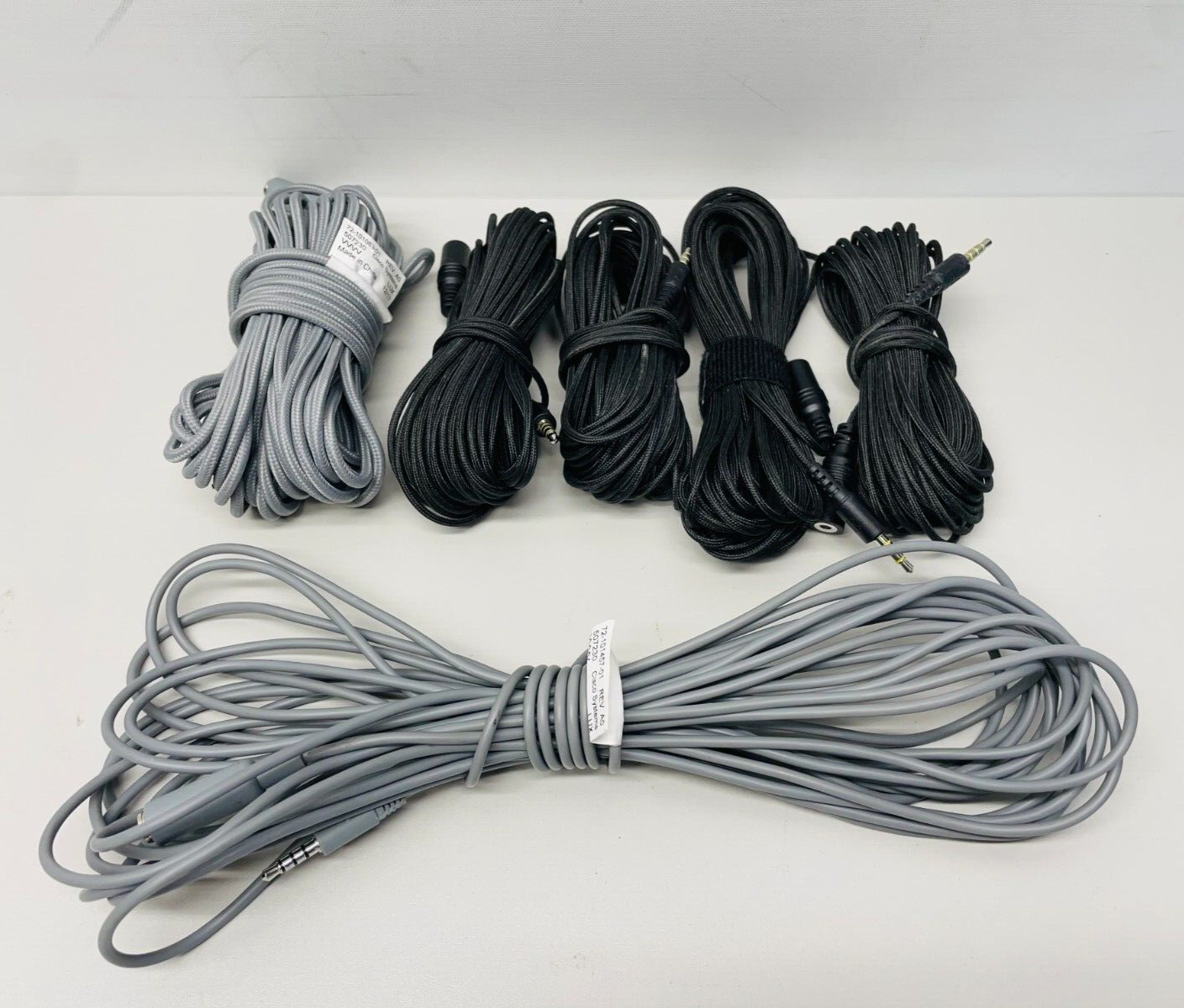 Cisco Various 3.5mm Microphone Extension Cables LOT OF 6