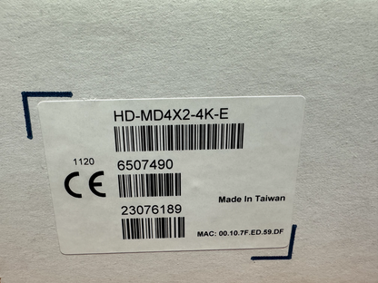 Crestron HD-MD4X2-4K-E 4x2 4K HDMI Switcher 6507490