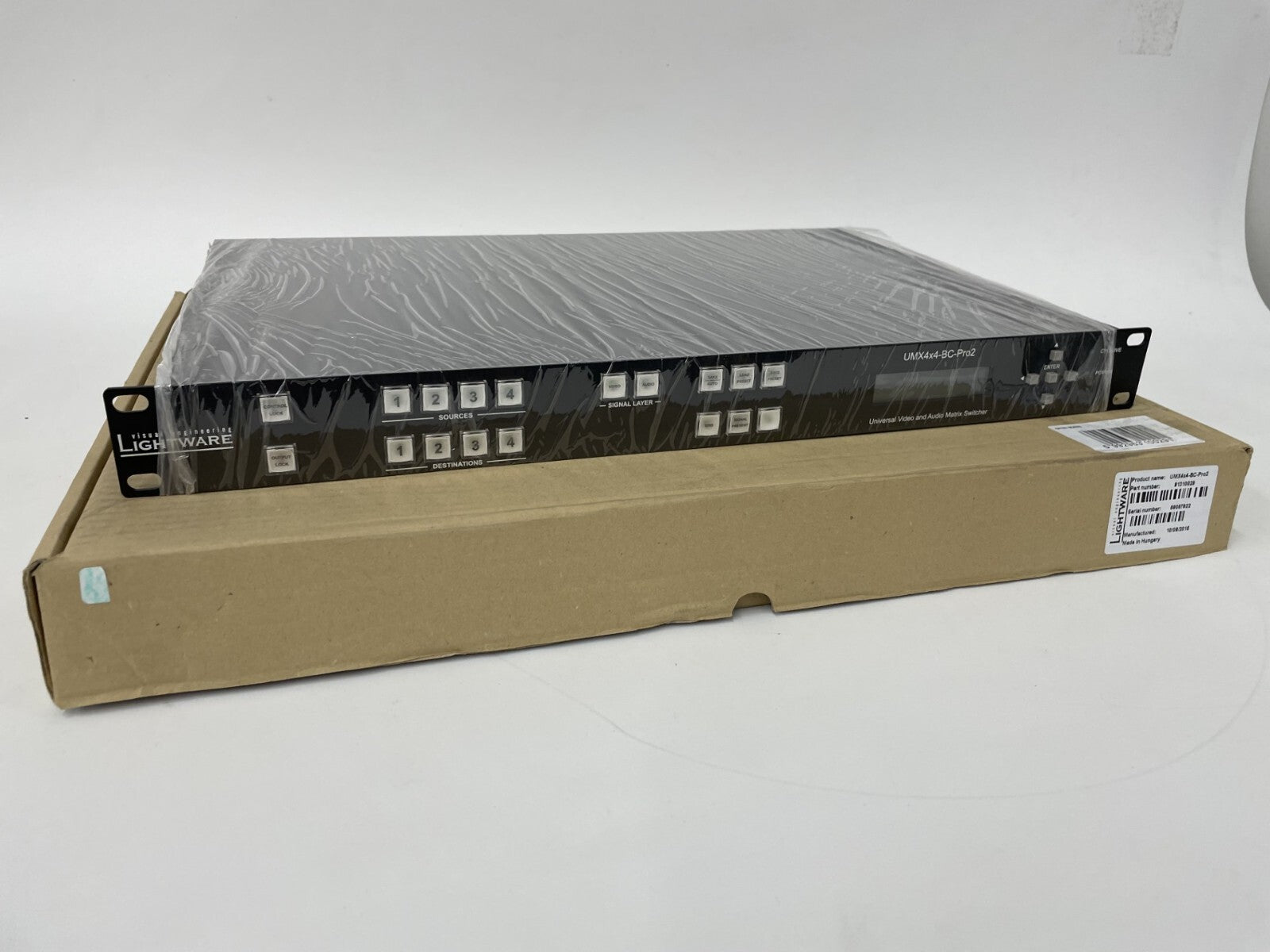 Lightware Visual Engineering UMX 4x4-BC-Pro2 Matrix Router / Switcher ...