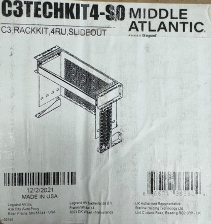 Middle Atlantic C3TECHKIT4-SO C3 Credenza Slide-Out Rack Kit