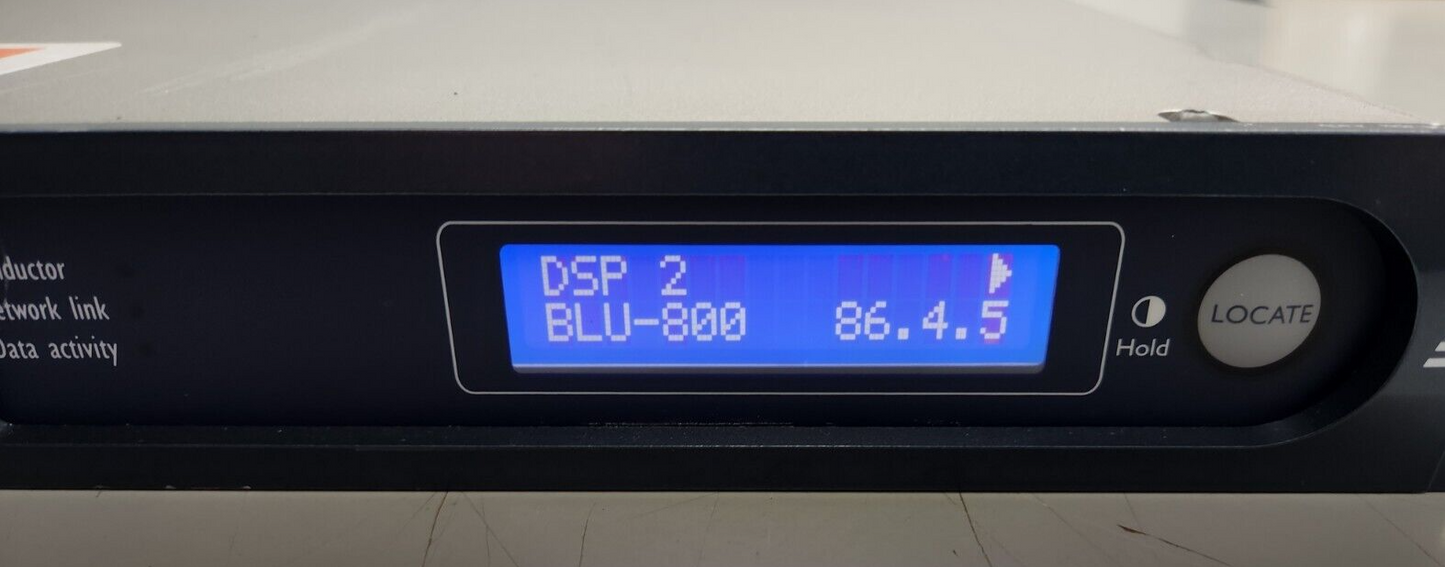 BSS Soundweb London Audio BLU 800 Signal Processor w/ BLU link / CobraNet