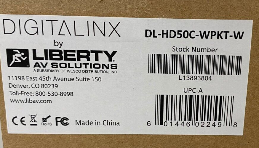 Liberty DigitaLinx DL-HD50C-WPKT-W (L13893804)