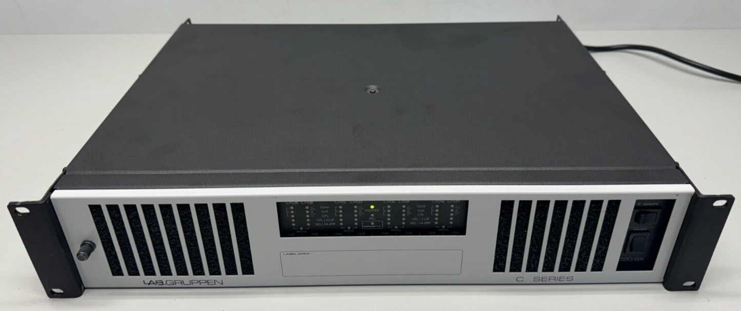 Lab Gruppen C series C 20:8X 2000W 8-Channel Amp w/NomadLink Network Monitoring