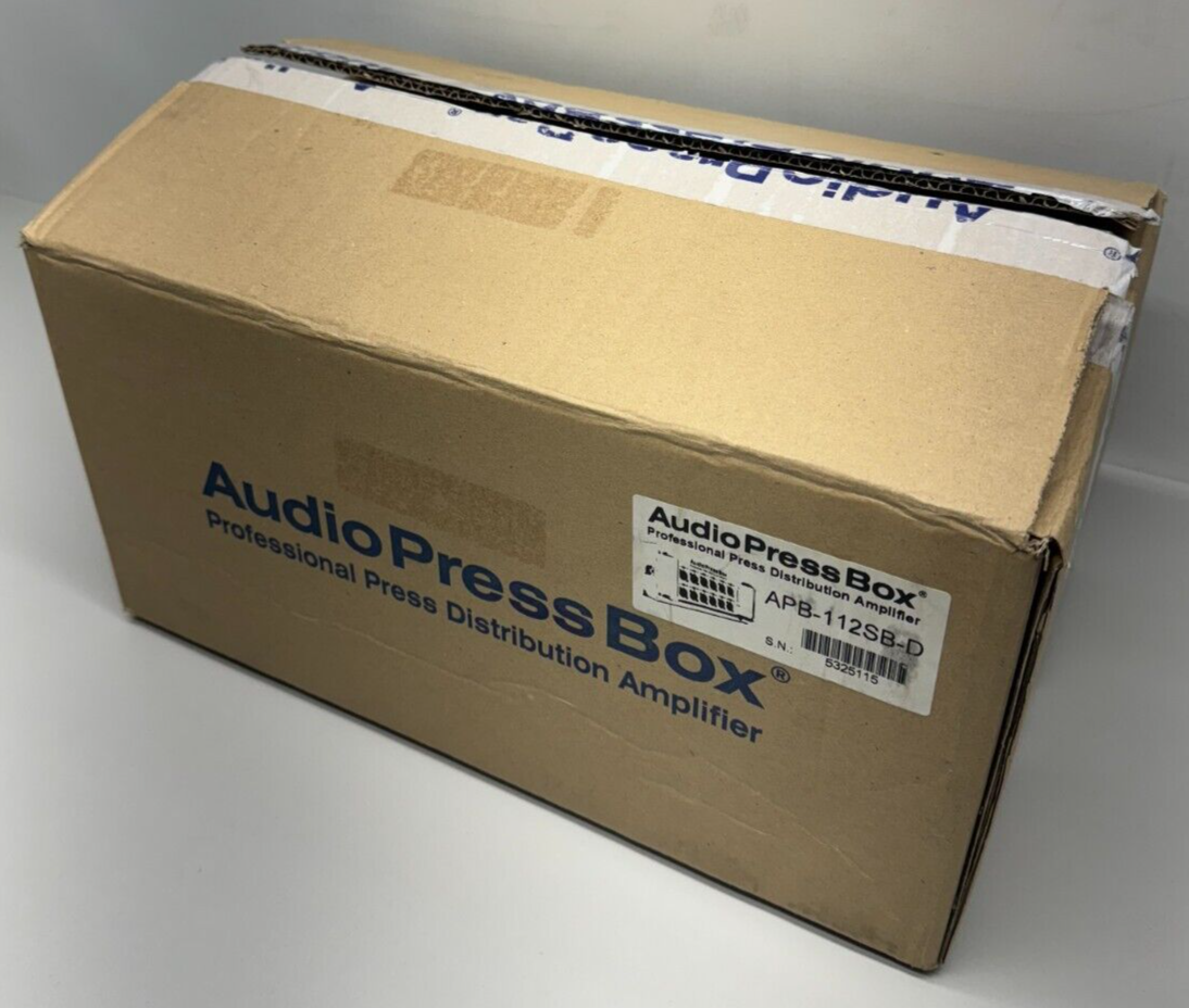 AudioPressBox APB-112 SB-D 1 channel DANTE input and 12 LINE/Mic outputs